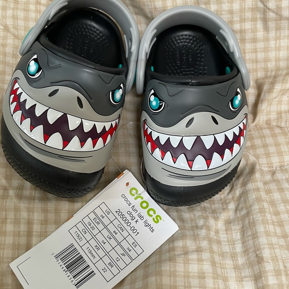 Shark crocs